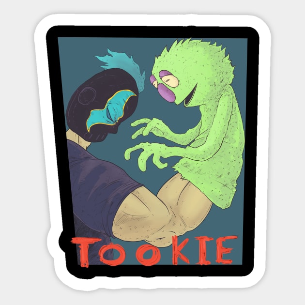 Tookie Puppet Sticker by BeDabbler